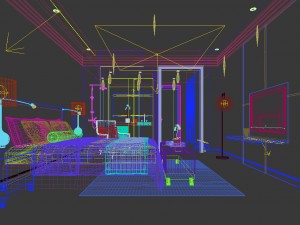 bedroom hotel suites designed a complete 128 Modello 3D