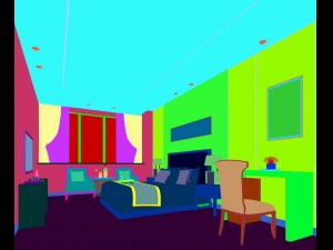 bedroom hotel suites designed a complete 130 3D Model
