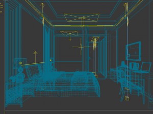 bedroom hotel suites designed a complete 131 3D Model