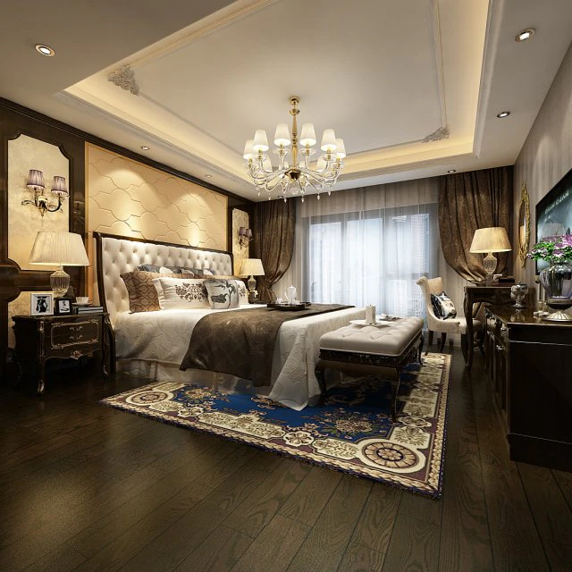 bedroom hotel suites designed a complete 133 3D Model .c4d .max .obj .3ds .fbx .stl .blend 