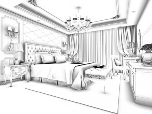 bedroom hotel suites designed a complete 133 Modello 3D