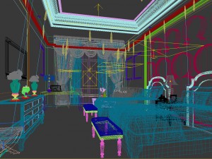 bedroom hotel suites designed a complete 134 3D Model