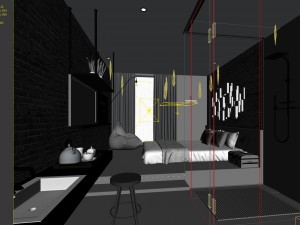 bedroom hotel suites designed a complete 138 3Dモデル