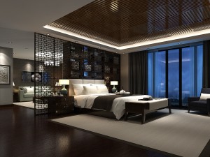 bedroom hotel suites designed a complete 140 3D 모델