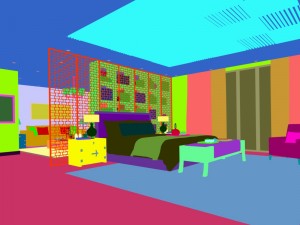 bedroom hotel suites designed a complete 140 Model 3D