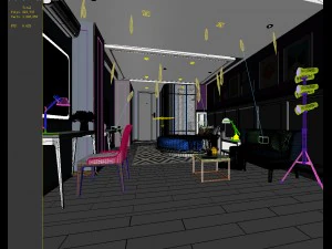 Hotelsuiten mit 141 Schlafzimmern wurden komplett entworfen 3D Modell