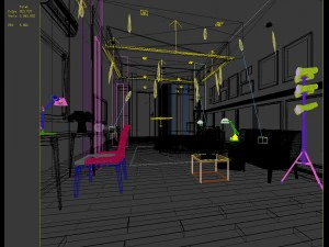 Hotelsuiten mit 141 Schlafzimmern wurden komplett entworfen 3D Modell
