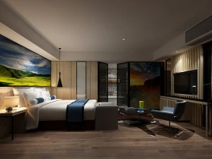 bedroom hotel suites designed a complete 143 3D Model