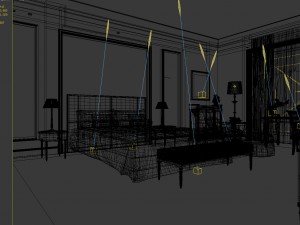 bedroom hotel suites designed a complete 146 3D Model
