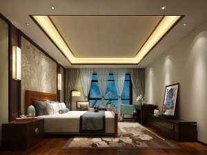 bedroom hotel suites designed a complete 147 3D Model
