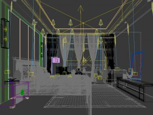 bedroom hotel suites designed a complete 147 3D Model