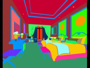 bedroom hotel suites designed a complete 148 3D Model