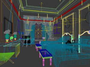 bedroom hotel suites designed a complete 148 3D Model