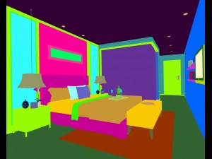 bedroom hotel suites designed a complete 149 3D Model