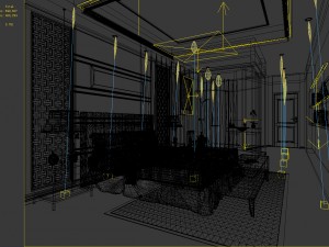 bedroom hotel suites designed a complete 149 3D Model