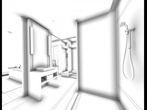 bedroom hotel suites designed a complete 152 3D Model