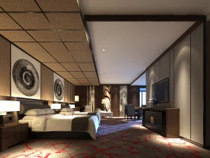 suites de hotel de un dormitorio dise&ntilde;adas en un completo 154 Modelo 3D