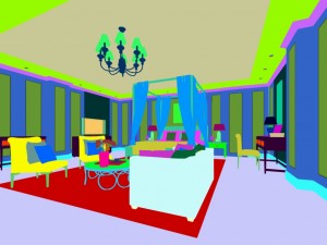 bedroom hotel suites designed a complete 157 3D Model
