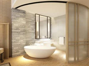 su&iacute;tes de hotel projetadas em um total de 159 Modelo 3D