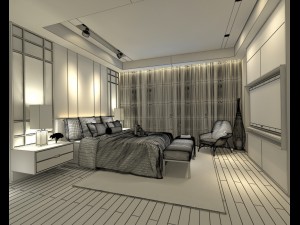 bedroom hotel suites designed a complete 161 Modello 3D