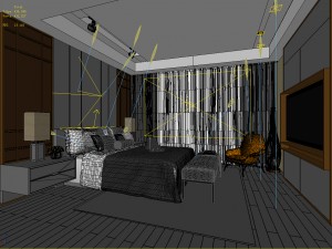 bedroom hotel suites designed a complete 161 Modello 3D