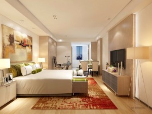deluxe master bedroom design 208 3D Model