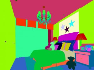 stylish bedroom complete 01 3D 모델