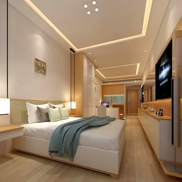 stylish bedroom complete 17 3D Model .c4d .max .obj .3ds .fbx .stl .blend 