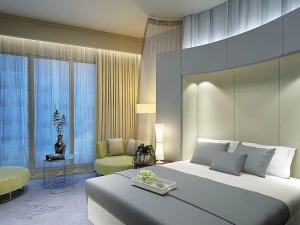 stylish bedroom complete 23 3D Model