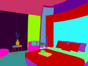 stylish bedroom complete 23 3D Model