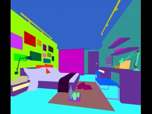 stylish bedroom complete 26 3D Модель