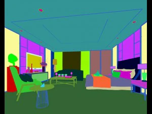 stylish bedroom complete 29 3D Model