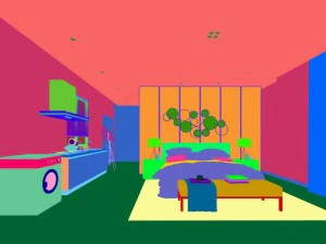 stylish bedroom complete 30 3D Model