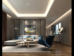 stylish bedroom complete 30 Model 3D