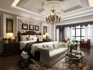 stylish bedroom complete 33 3D Модель
