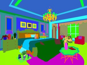 stylish bedroom complete 33 3D Модель
