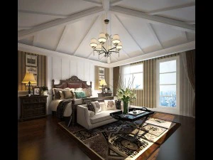 camera da letto elegante completa 34 Modello 3D