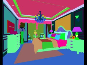stylish bedroom complete 39 3D Model