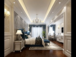 stylish bedroom complete 40 3D 모델