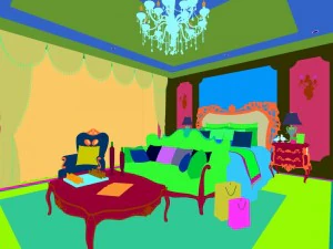 stylish bedroom complete 41 3D Model