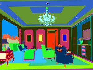 stylish bedroom complete 41 3D Model