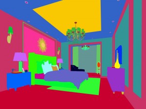 stylish bedroom complete 43 3D 모델