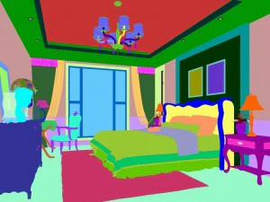 stylish bedroom complete 45 3D Model