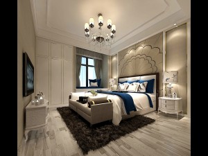 stylish bedroom complete 51 3D 모델