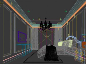 stylish bedroom complete 53 Modelo 3D