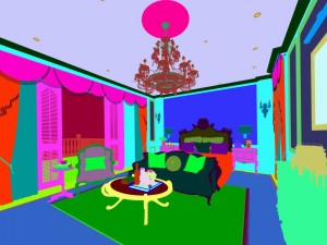 stylish bedroom complete 58 3D-Modell