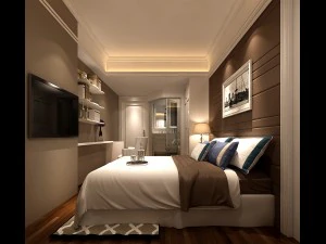 dormitorio elegante completo 65 Modelo 3D