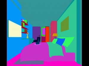 stylish bedroom complete 65 3D Modell