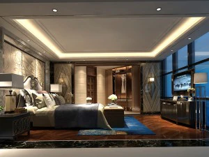 dormitorio elegante completo 67 Modelo 3D