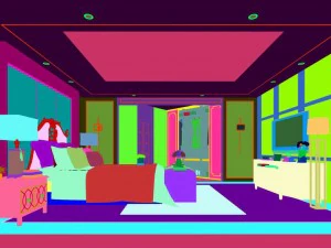 stylish bedroom complete 67 3D Model